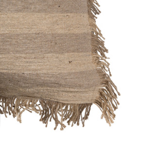 Lot de 2 coussins jute taupe 30x50cm, Rello