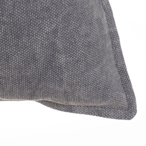 Lot de 2 Coussins coton anthracite 60x60cm, Algo