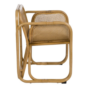 Fauteuil en rotin naturel et cannage, Respal