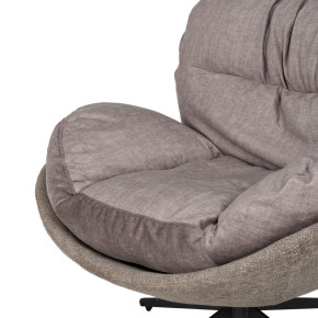 Fauteuil renouvelable taupe pivotant, OLD