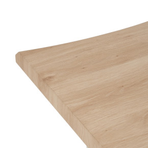 Table a manger en bois beige 160x90x75cm, Yan