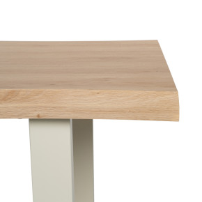 Table a manger en bois beige 160x90x75cm, Yan