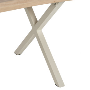 Table a manger bois beige 180x90x75cm Love