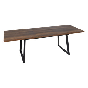 Table à manger extensible marron 170/230cm, Tatho