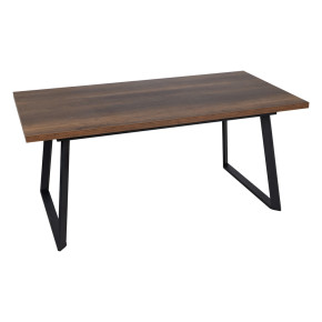 Table à manger extensible marron 170/230cm, Tatho