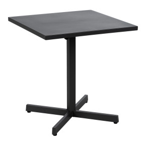 Table pliante exterieur carrée anthracite 70x70x72cm, Dispo