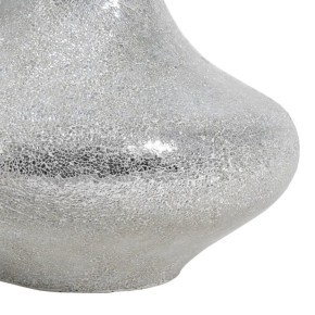 Vase en fibre de verre trempé argent Ø54cm hauteur 154cm, Izza