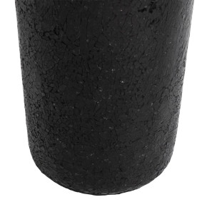 Vase en fibre de verre noir Ø25cm hauteur 82cm, Azza