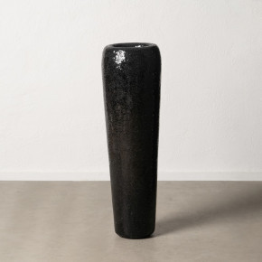 Vase en fibre de verre noir Ø34cm hauteur 127cm, Azza