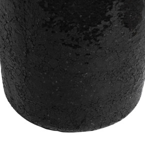 Vase en fibre de verre noir Ø34cm hauteur 127cm, Azza