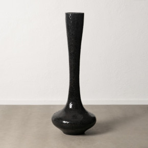 Vase en fibre de verre trempé noir Ø54cm hauteur 154cm, Izza