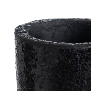 Vase en fibre de verre trempé noir Ø54cm hauteur 154cm, Izza