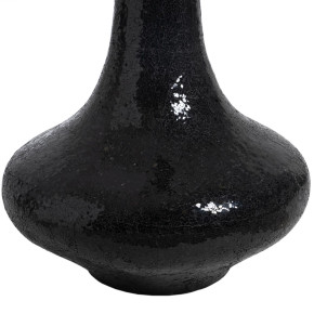 Vase en fibre de verre trempé noir Ø54cm hauteur 154cm, Izza