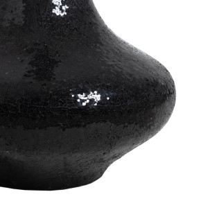 Vase en fibre de verre trempé noir Ø54cm hauteur 154cm, Izza