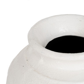 Vase en fibrociment blanc Ø 45cm hauteur 41cm, Folio