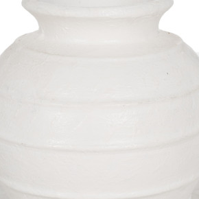 Vase en fibrociment blanc Ø 45cm hauteur 41cm, Folio