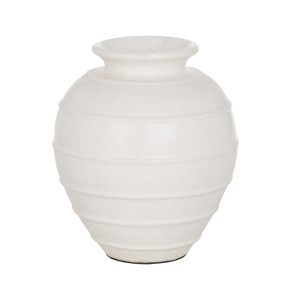 Vase en fibrociment blanc Ø 45cm hauteur 51cm, Folio