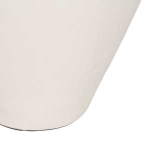 Vase en fibrociment blanc Ø38cm hauteur 60cm, Lym