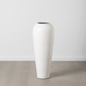 Vase en fibrociment blanc Ø38cm hauteur 100cm, Symp