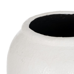 Vase en fibrociment blanc Ø38cm hauteur 100cm, Symp