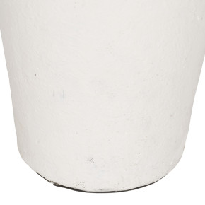 Vase en fibrociment blanc Ø38cm hauteur 100cm, Symp