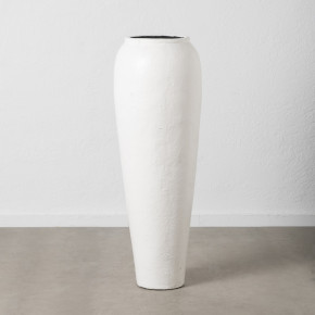 Vase en fibrociment blanc Ø42cm hauteur 120cm, Symp