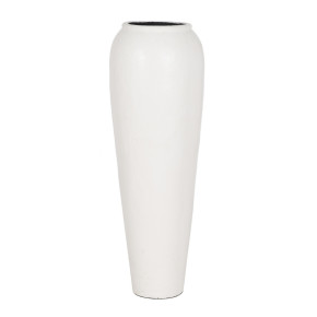 Vase en fibrociment blanc Ø42cm hauteur 120cm, Symp