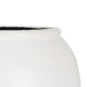 Vase en fibrociment blanc Ø42cm hauteur 120cm, Symp