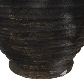 Vase en fibrociment noir Ø72cm hauteur 100cm, Jard