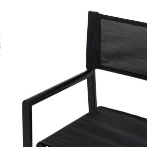 Lot de 2 chaises réalisateur noir pliable, Réaly