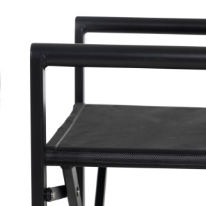 Lot de 2 chaises réalisateur noir pliable, Réaly