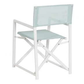 Lot de 2 chaises réalisateur vert pale pliable, Réaly