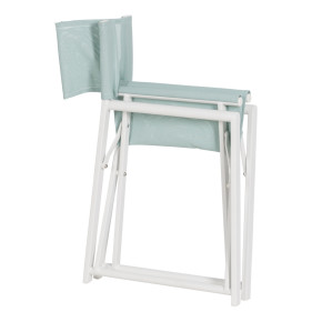 Lot de 2 chaises réalisateur vert pale pliable, Réaly