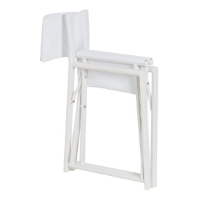 Lot de 2 chaises réalisateur blanche pliable , Réaly