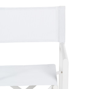 Lot de 2 chaises réalisateur blanche pliable , Réaly