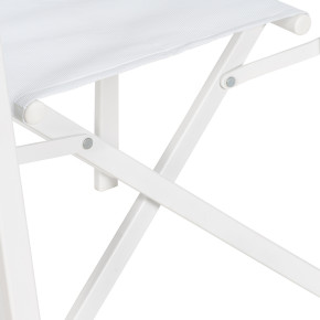 Lot de 2 chaises réalisateur blanche pliable , Réaly