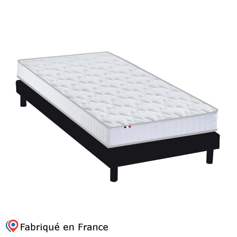 Matelas 100% latex blanc 3 zones ferme 90x190cm, Essentiel