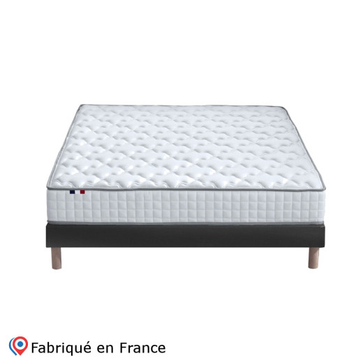 Matelas 100% latex blanc 3 zones ferme 160x200cm, Essentiel