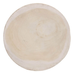 Table basse en bois sculpté blanc