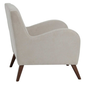 Fauteuil anti-taches recouvert de tissu Téflon beige