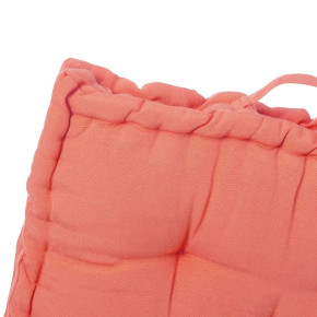 Coussin de sol en coton corail 60x60cm