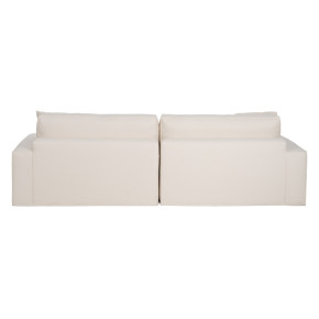 Canapé 4 places coton beige, Lavady