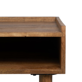 Bureau rectangulaire en bois de manguier naturel