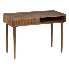 Bureau rectangulaire en bois de manguier naturel