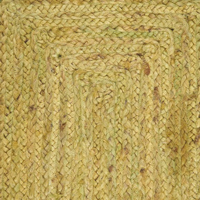 Tapis couloir en jute naturel vert 70x170cm