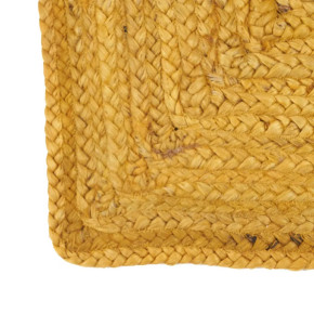 Tapis couloir en jute naturel jaune 70x170cm