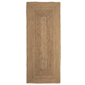 Tapis couloir en jute naturel beige 70x170cm