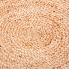 Tapis en jute rond beige 120cm, Lonu