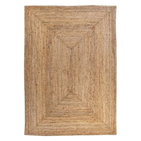 Tapis en jute naturel rectangulaire beige 200x290cm