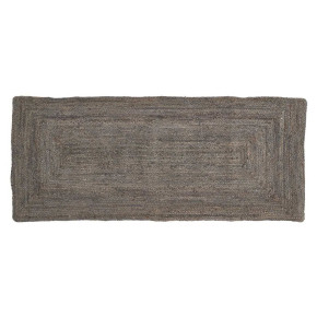 Tapis couloir en jute naturel gris 70x170cm